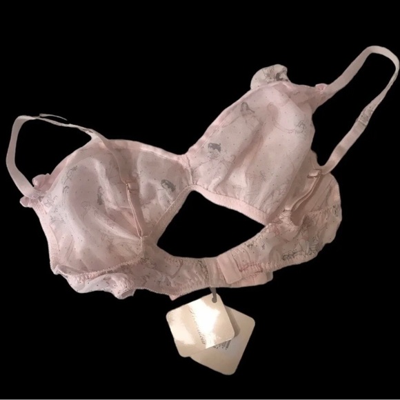 Agent Provocateur feminine Cinta Pink Soft bra size 3/34C Nwt - Picture 3 of 4